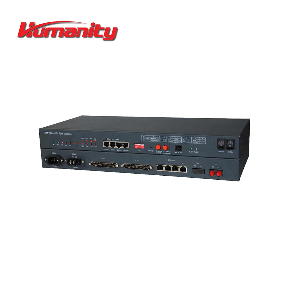 
Humanity PDH manufacturer offer 8E1 PDH multiplexer 