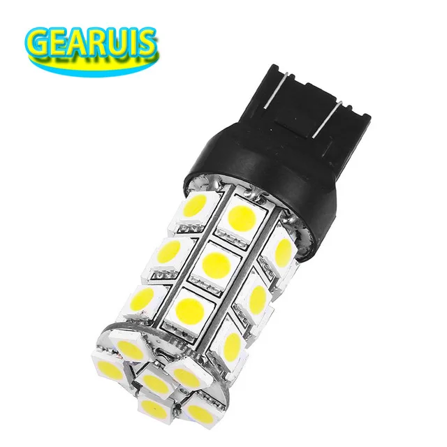 T20 7440 7443 27 smd 5050 led bulb lamp W21/5W White red amber turn signal light bulbs tail bulb reverse lights