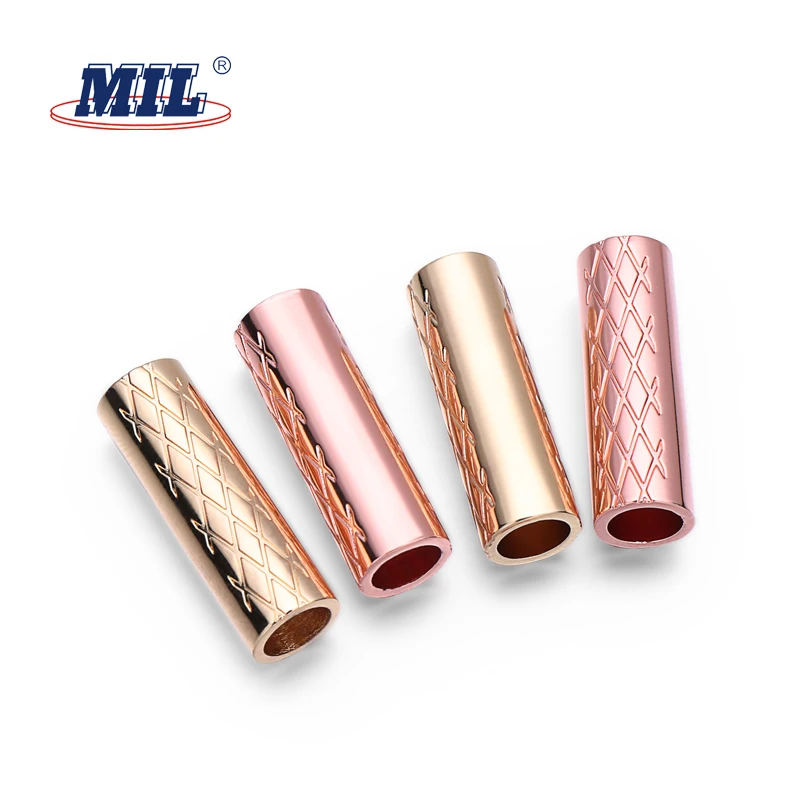 Fancy Gold Plated Cord End Stopper Metal Drawstring Stopper For Garment