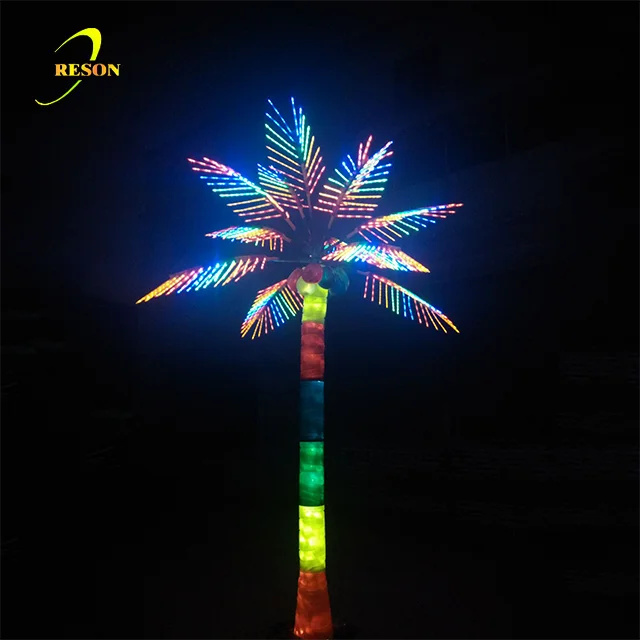 Outdoor landscape lighting street garden decoration led palm tree light