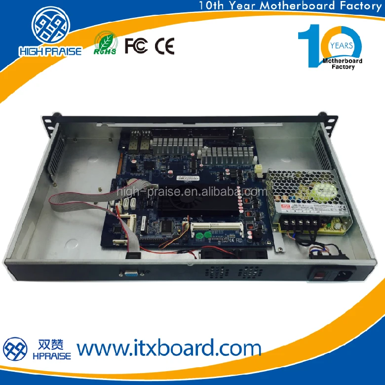  1U облачный КОМПЬЮТЕРНЫЙ СЕРВЕР с 1037U CPU 6 или 8 LAN 2