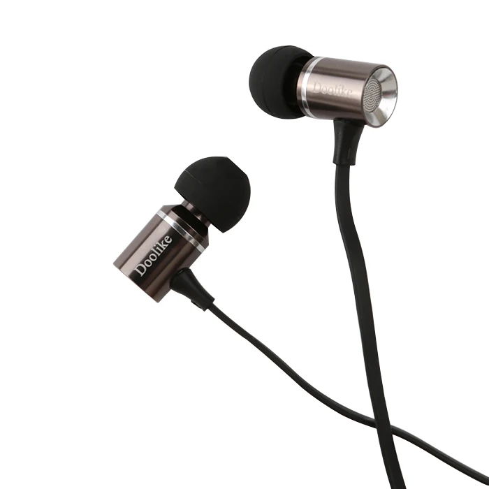 Оптовые Универсальный проводных наушников металлические наушники, 3.5 мм аудио наушники для Iphone для Samsung с микрофоном