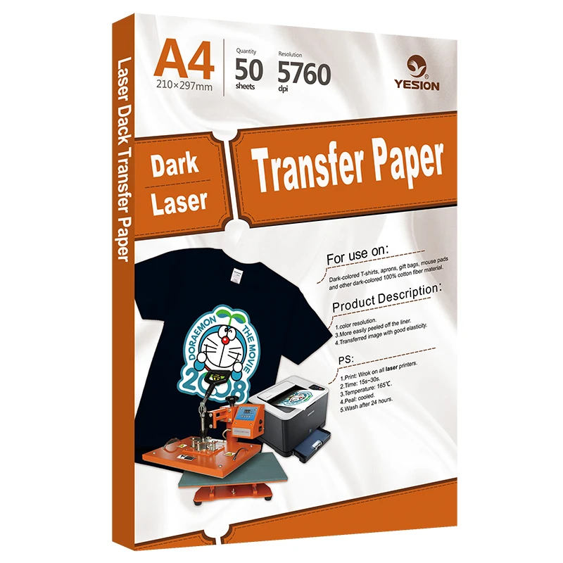 A4 Size  Laser Dark Heat Transfer  Paper