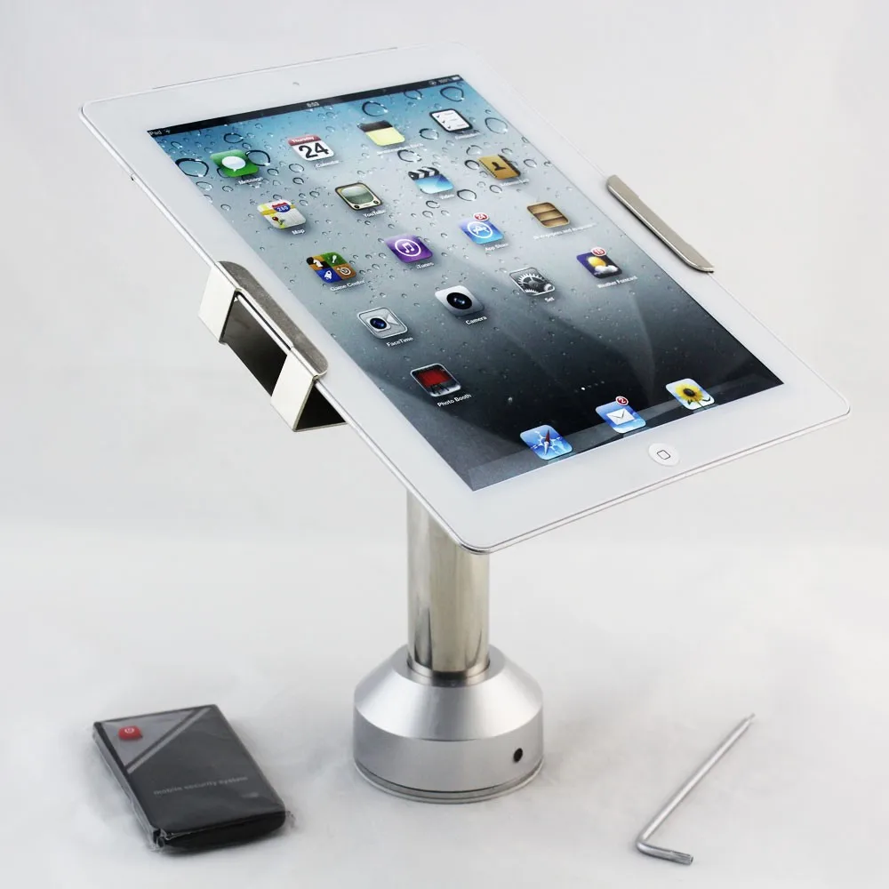 high quality pad Tablet Anti-theft Alarm Aluminum Tablet Pc Stand Cost-effective metal bracket