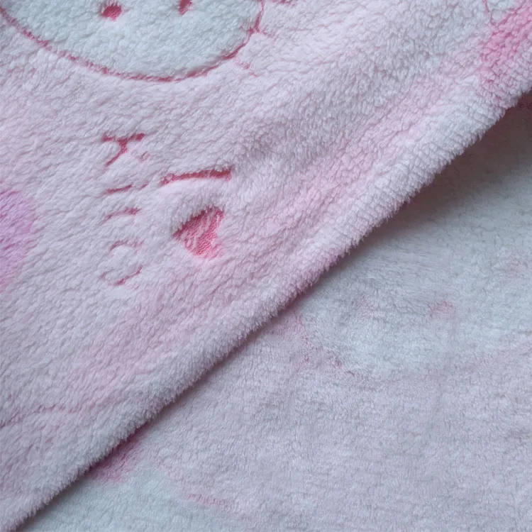 hello Kitty pattern style printed flannel fleece cute fabric for baby bedding