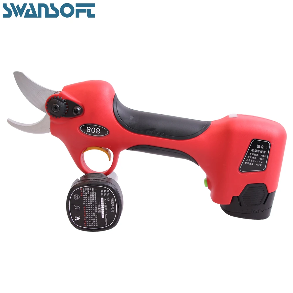 WS808 cordless 25mm electric bypass pruners 2019 new type