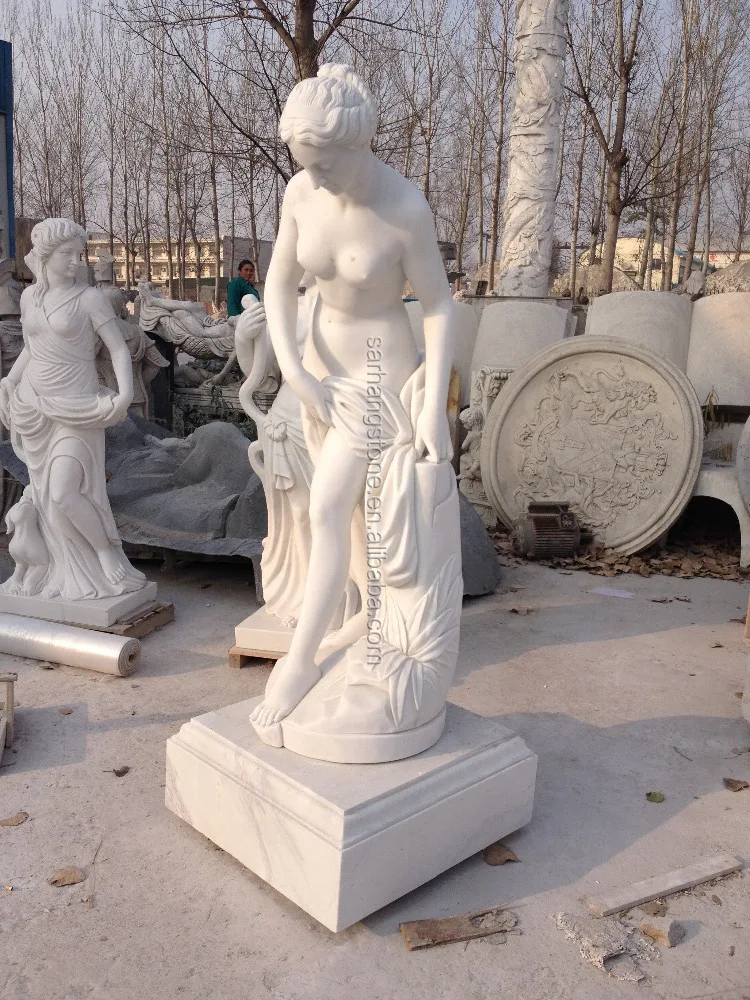 chinese polished life size white woman marble sculpture statue prices,white marble nude lady