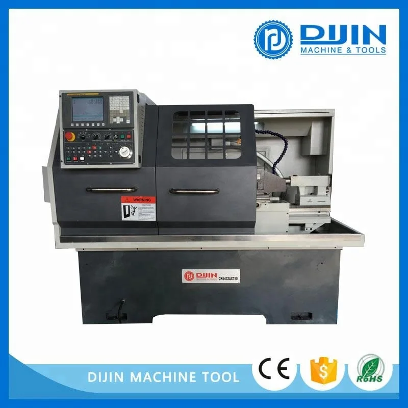 CNC Lathe Machine CK6132A Cnc Metal Working machine big power 3.7KW household cnc lathe