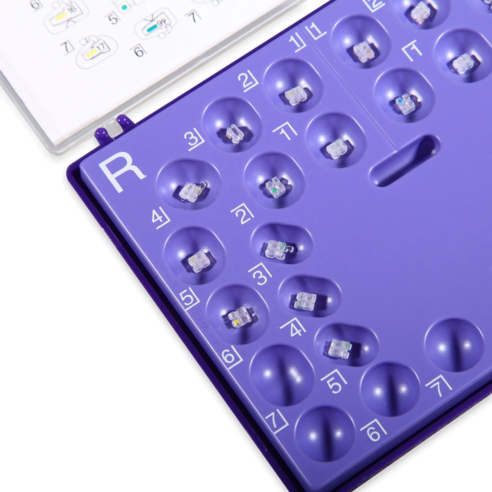 Dental Orthodontic Sapphire Ceramic Brackets Ortho Braces