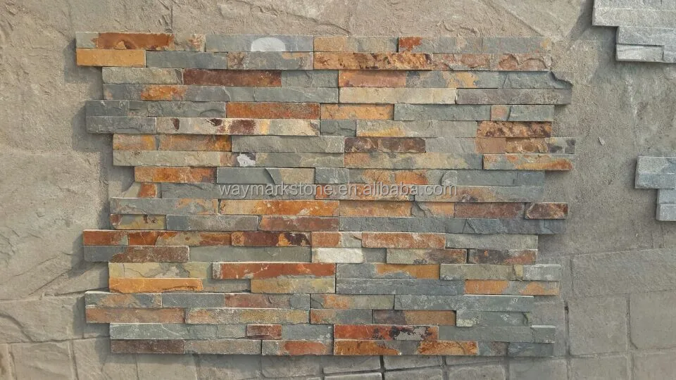 
factory sale multicolor natural wall cladding and stone panel WP-D20 
