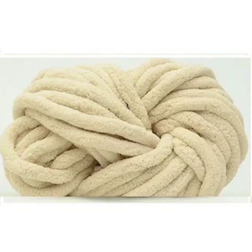 Wuge 100% polyester thick ice line knitting yarn for blanket