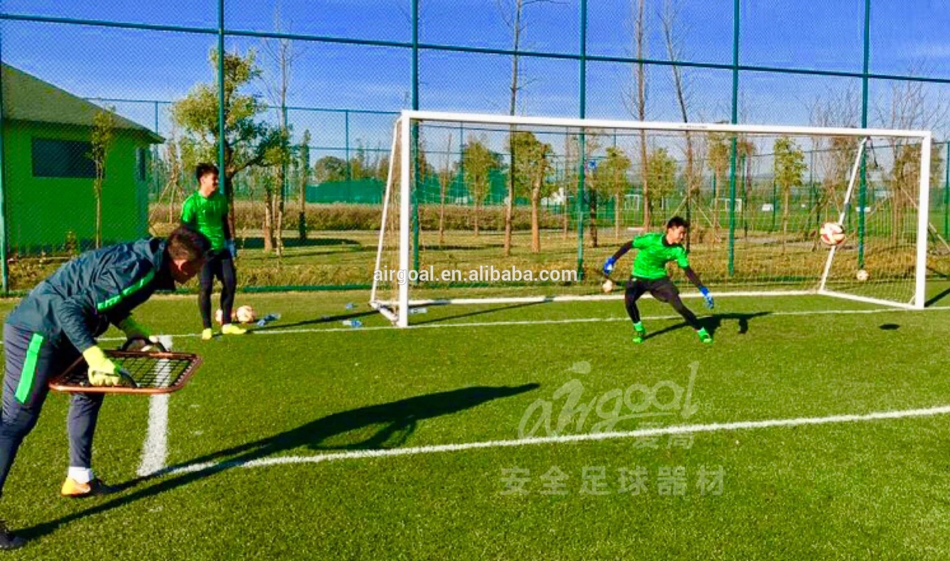 High quality handheld tennis rebounder net with handle