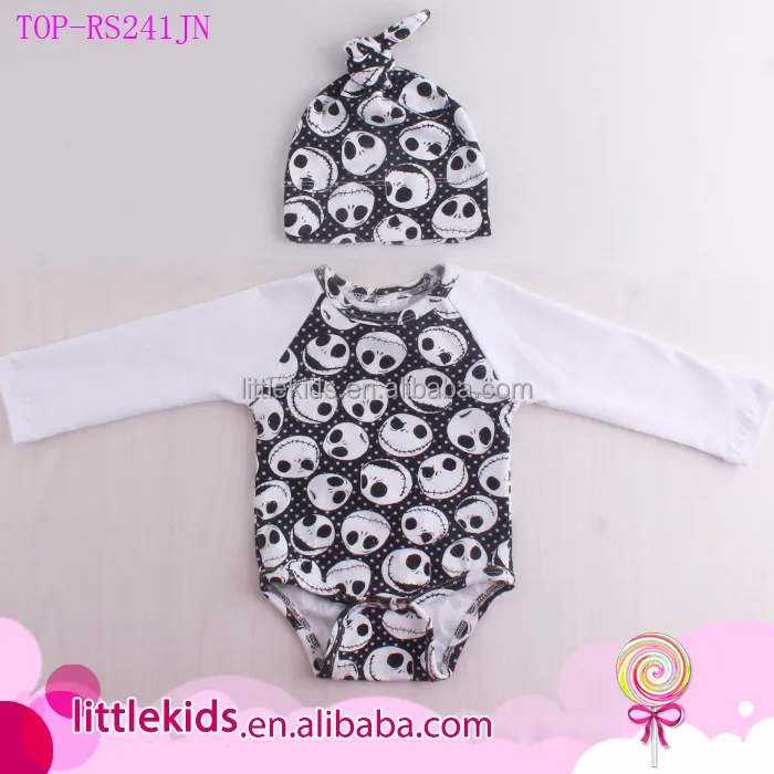 White Triple Ruffled Infant Toddler Clothes Girls Raglan Rompers Long Sleeve Baby Kids Jumpsuit