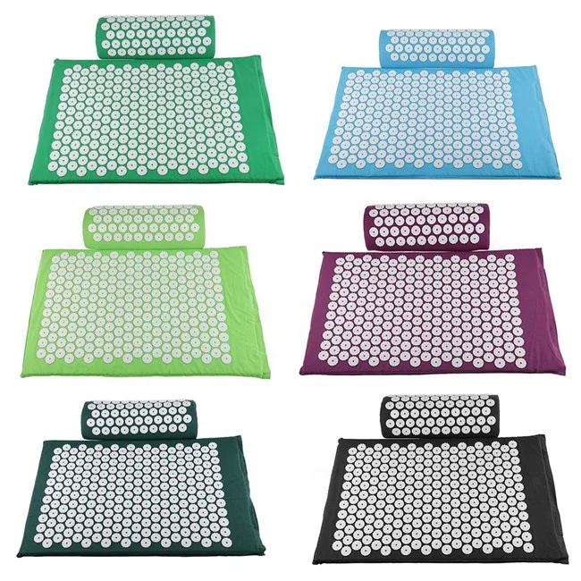 
Spikes Acupressure Mat Set for Back Pain Relief and Muscle Relaxation 