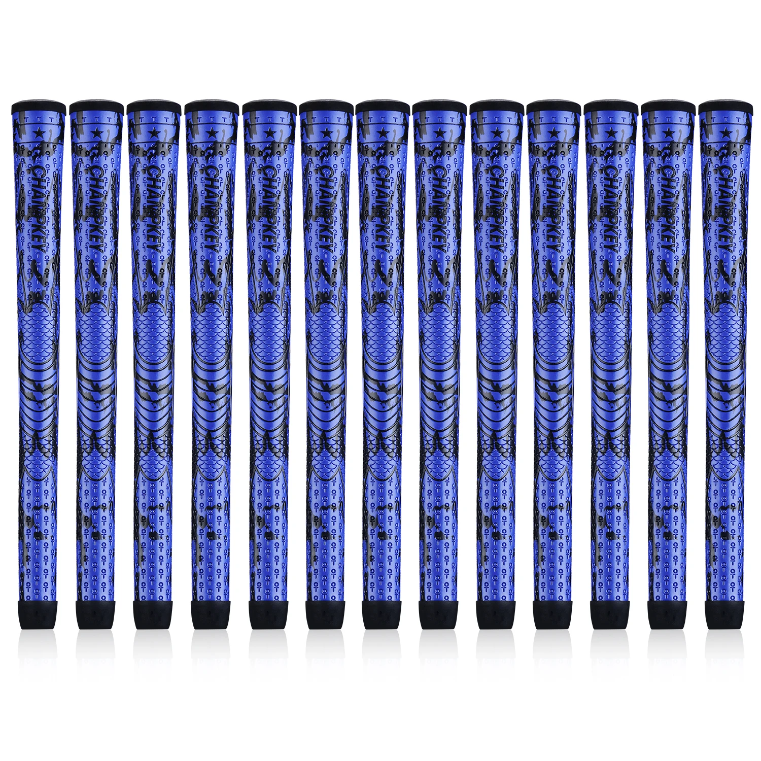 
NEW Champkey X Blue Black Golf Grips Standard Midsize and Oversize Three Size Available Club Grips 