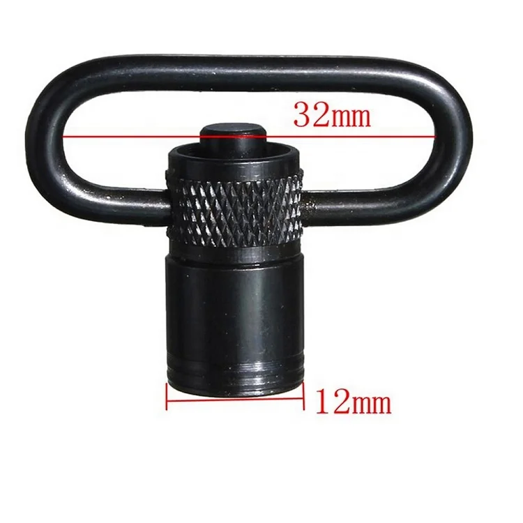 1.25 inch Steel Sling Swivels with Quick Detachable Push Button for shoulder bags