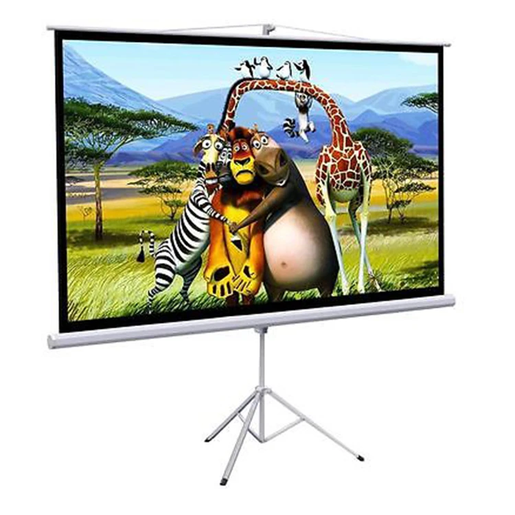 Новый 60-300 дюйм(ов) штатив портативный проекция квадратный проектор с экраном для Стенд офис