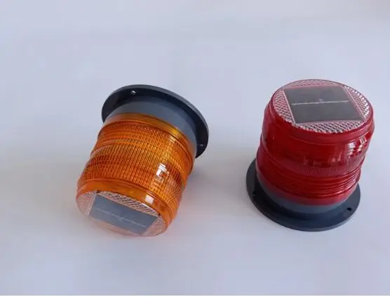 Solar LED Warning Light Traffic Signal Flash Beacon Lights