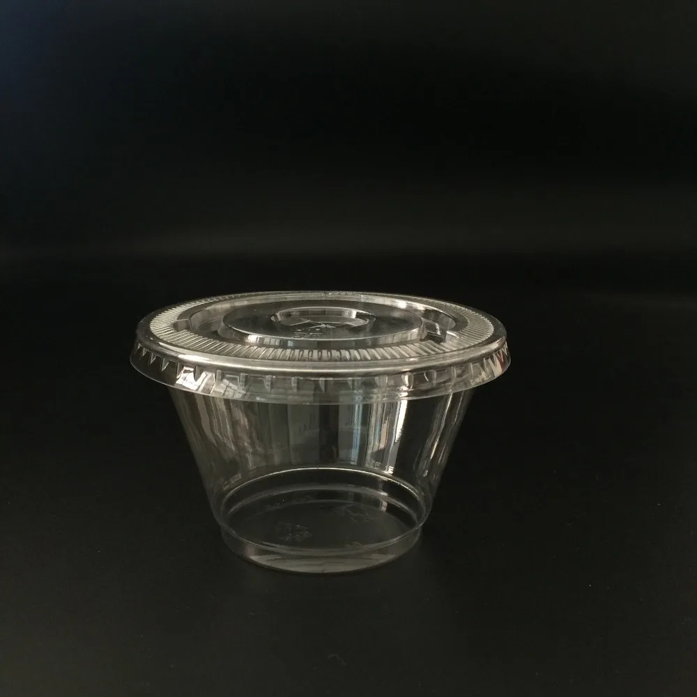 7oz 92 mm pet plastic take away plastic disposable cup for dessert