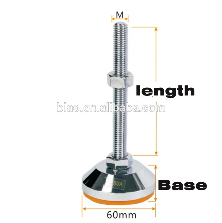 SS 304 Stainless Steel heavy duty adjustable leveling feet