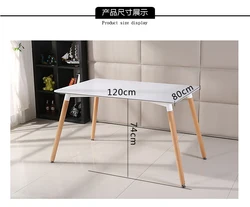 European style modern black geometric coffee table with low price