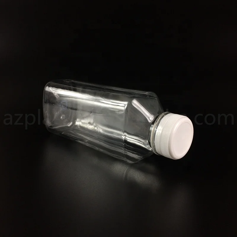Disposable 350ml PET Plastic Juice Wine Water Bottle Beverage Bottle
