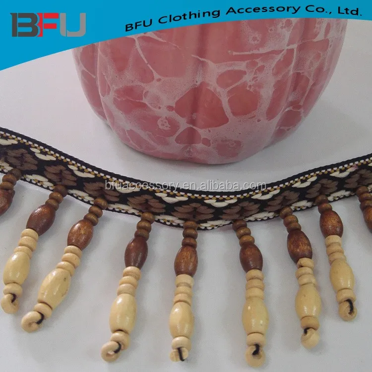 coin beaded fringe trim metal coin fringe trim in stock