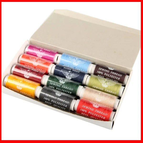 yiwu factory colored sewing thread Hot sale core spun polyester sewing thread 40/2