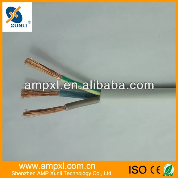 Заводская цена 3 ядер электрический провод и кабель питания