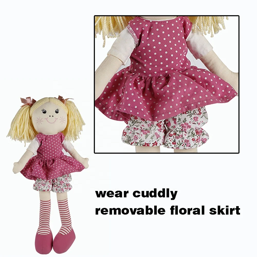 Kids Dolls Fabric Cloth Girl Handmade Doll Custom Doll