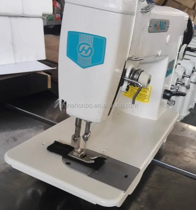HB-652 industrial sale price 3 steps zigzag pattern shoe leather bag zig zag sewing machine