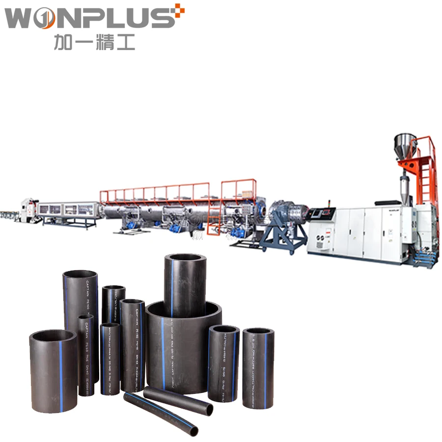 Hdpe tube extrusion line hdpe tube extruder hdpe pipe production machine