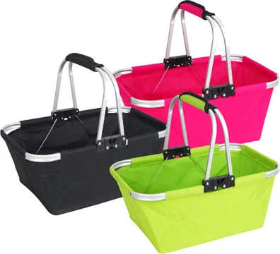 Lightweight Muti Color Christmas Foldable Basket For Outdoor Party