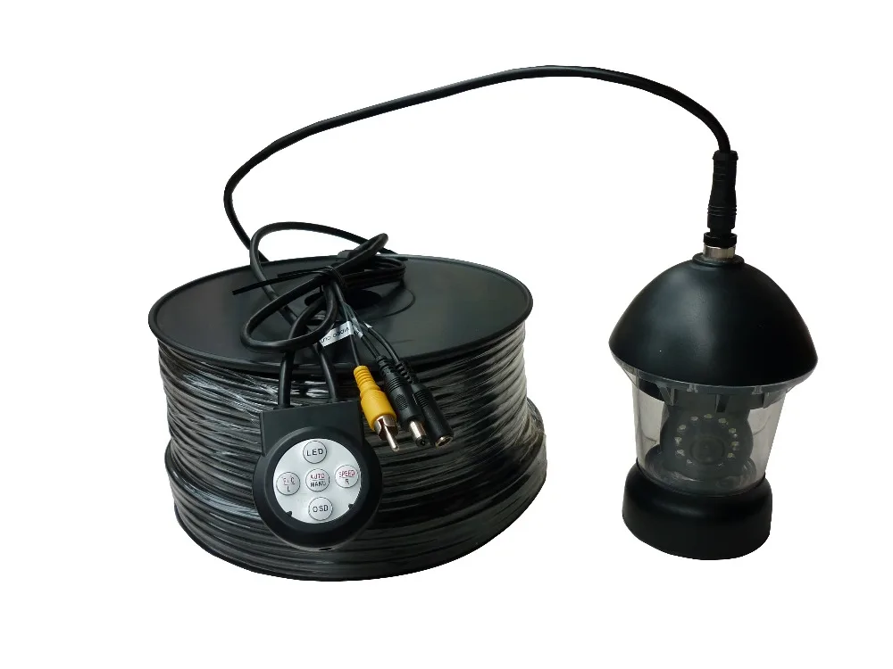 360 Degree Rotating Waterproof shockproof plastic Underwater Fishing Video Camera with 20m cable Used For Underwater Fishing