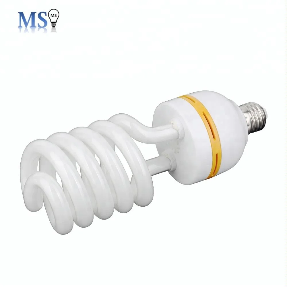 
China 9w half spiral e27 6400k 220v energy saving lamps 