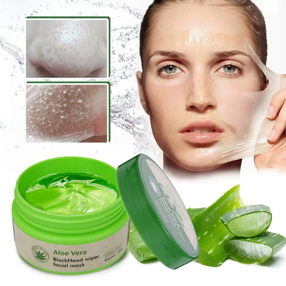 2019 Newest Natural Blackhead Removal Aloe Vera Peel Off Facial Mask For Purifying Deep Cleansing