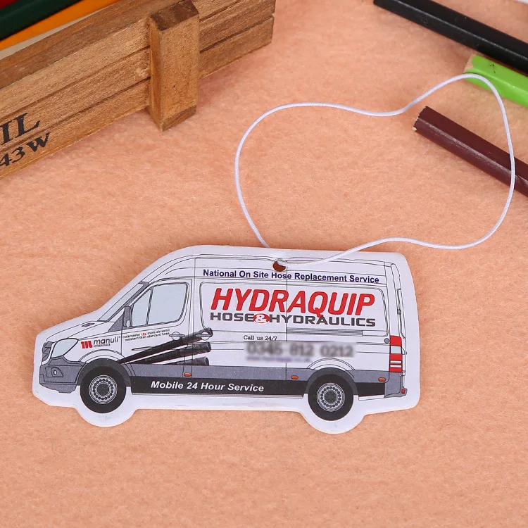 
New design car air fresher paper air fresheners die cut air freshener high quality 