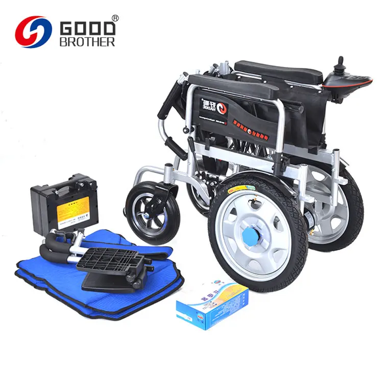 HG-N580 Folding Excellent Disabilities Big Front Wheel Electric Wheel Chair For Sale