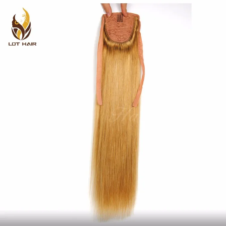 Top sale wholesale Brazilian virgin hair extension Type 100% human hair ponytail