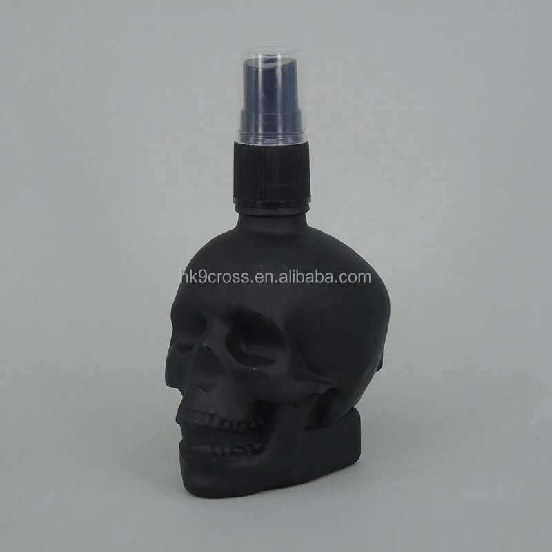 
Child proof skull head dropper e juice bottle matte black 30ml 60ml 120ml 