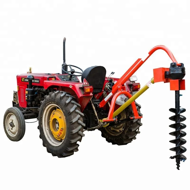 PTO driven 3 point Post Hole Auger tractor implements