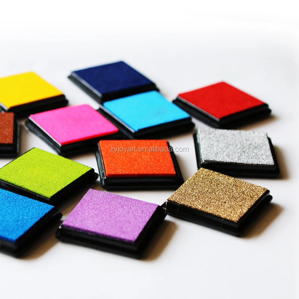 DIY fingerprint ink stamp pad non toxic 20 colors Kids art craft