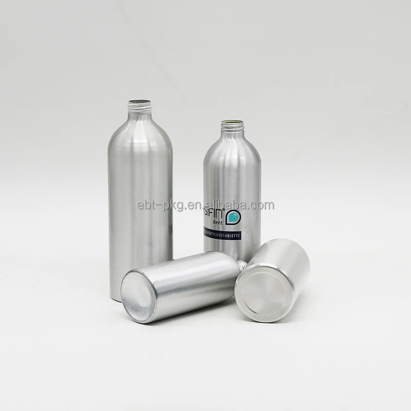 Экологичная алюминиевая бутылка для шампуня с насосом, 300 мл, 500 мл