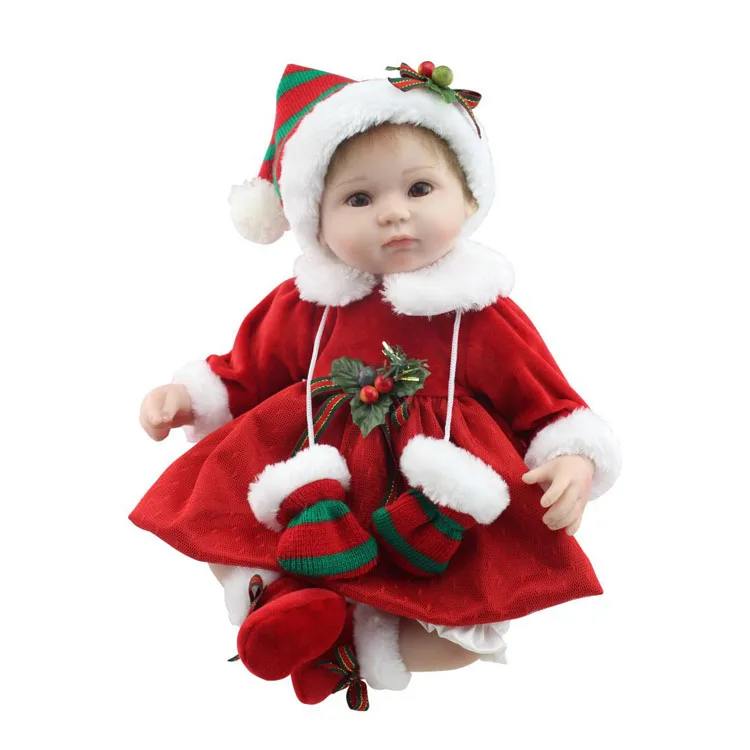 Best selling products christmas gift girls soft real silicon lifelike reborn baby doll for kids