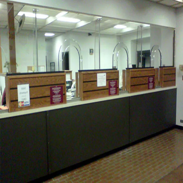 19mm laminated armored glass bulletproof glass for bank counter sale used