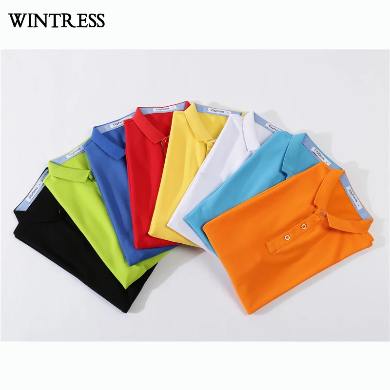 Wintress High Quality long sleeve polo t shirt custom man t-shirt