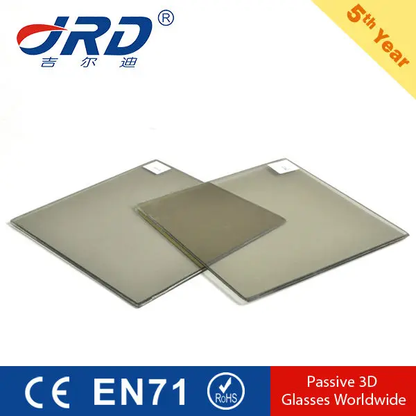 
glass material or TAC material 3d polarized plastic filter for projector 