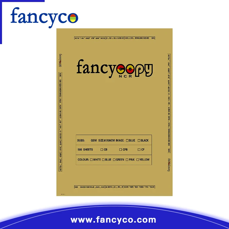 
carbonless self copy NCR Paper 