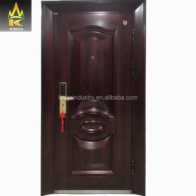 
Hot Sale Good Quantity indian main door designs Steel metal door security door 