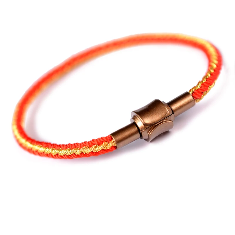 LONGJIE  manufacturer handmade DIY unisex lucky rope bracelet